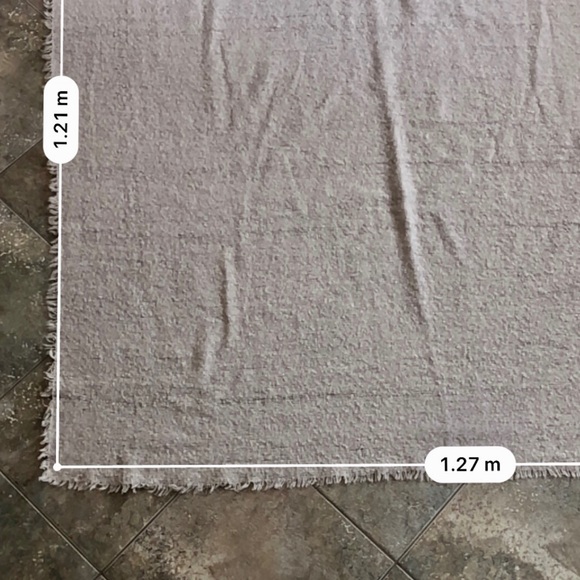 Knit blanket scarf large cool grey - Picture 5 of 5